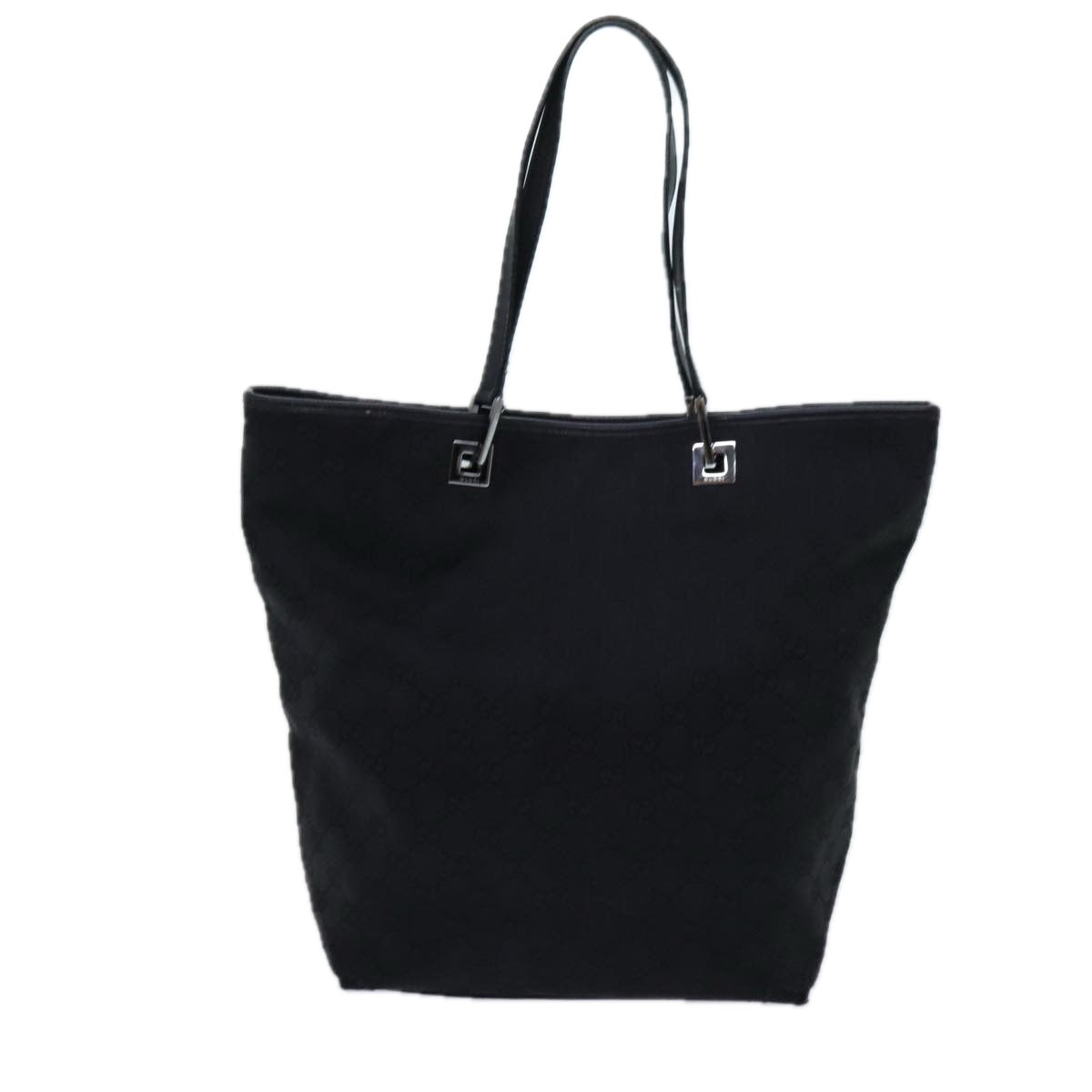 GUCCI GG Canvas Tote Bag Black hk1195