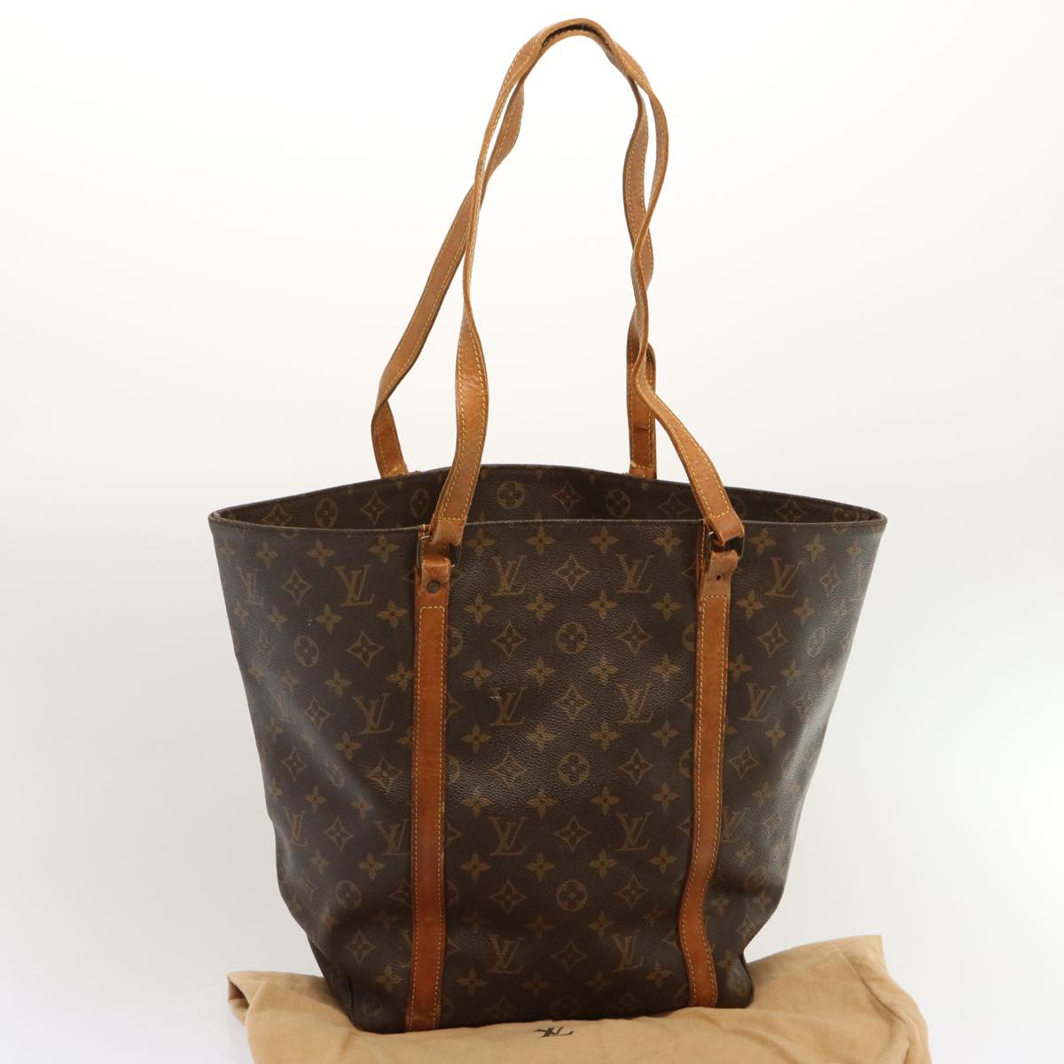 LOUIS VUITTON Monogram Sac Shopping Tote Bag M51108 LV hk1230