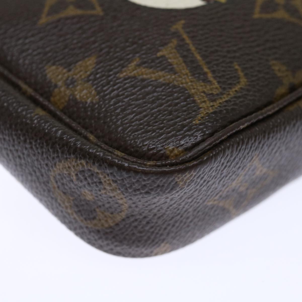 LOUIS VUITTON Monogram Panda Pochette Accessoires Pouch M51981 LV hk1273