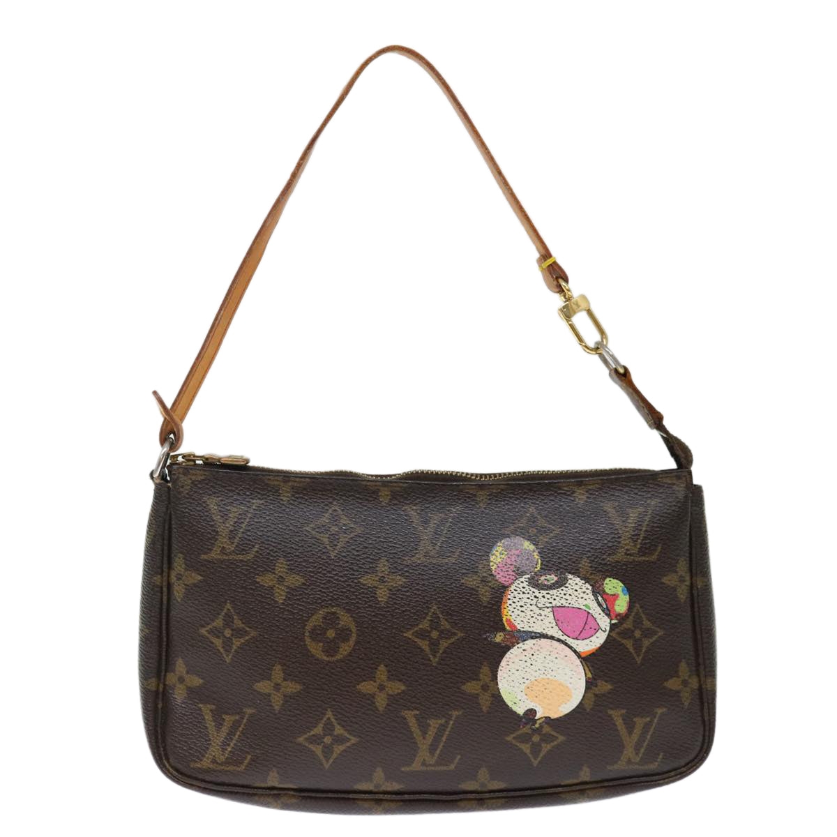 LOUIS VUITTON Monogram Panda Pochette Accessoires Pouch M51981 LV hk1273