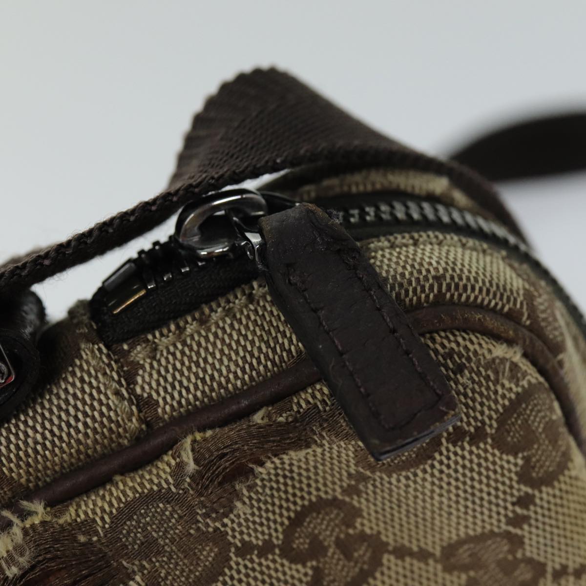 GUCCI GG Canvas Shoulder Bag Beige 92551 hk1276