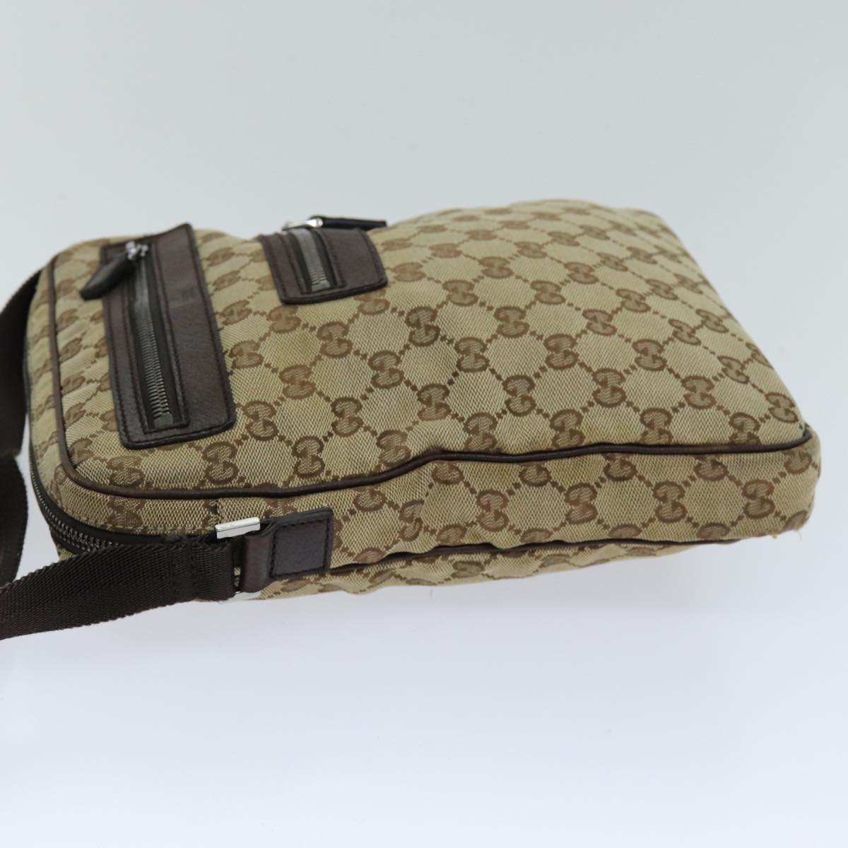 GUCCI GG Canvas Shoulder Bag Beige 92551 hk1276