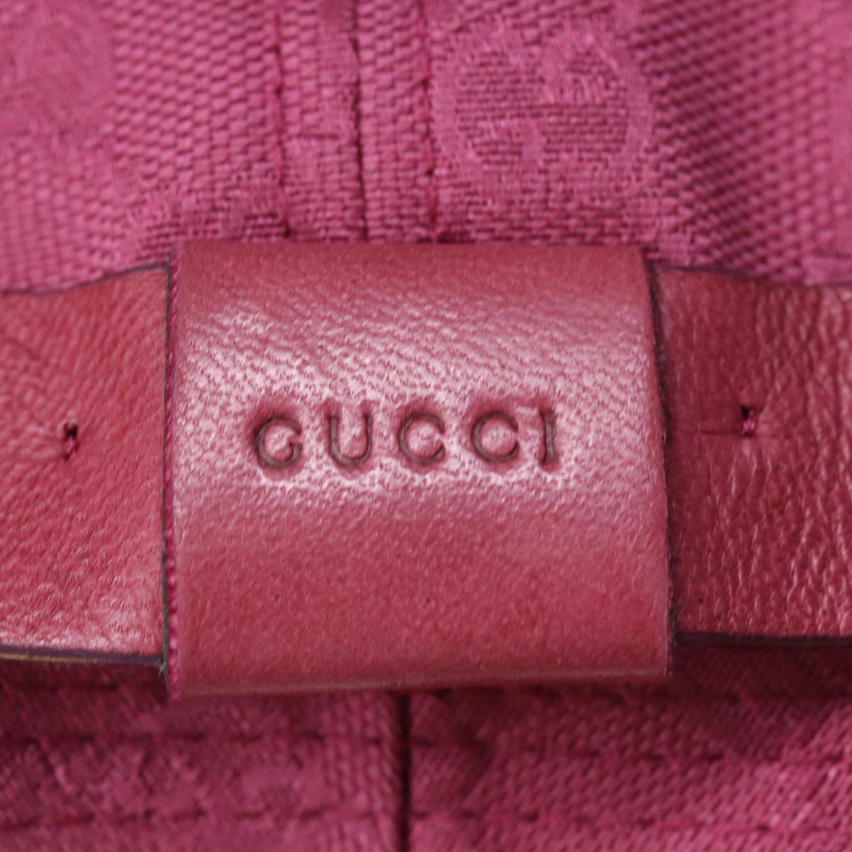 GUCCI GG Canvas Hat M Red 030367 hk1310
