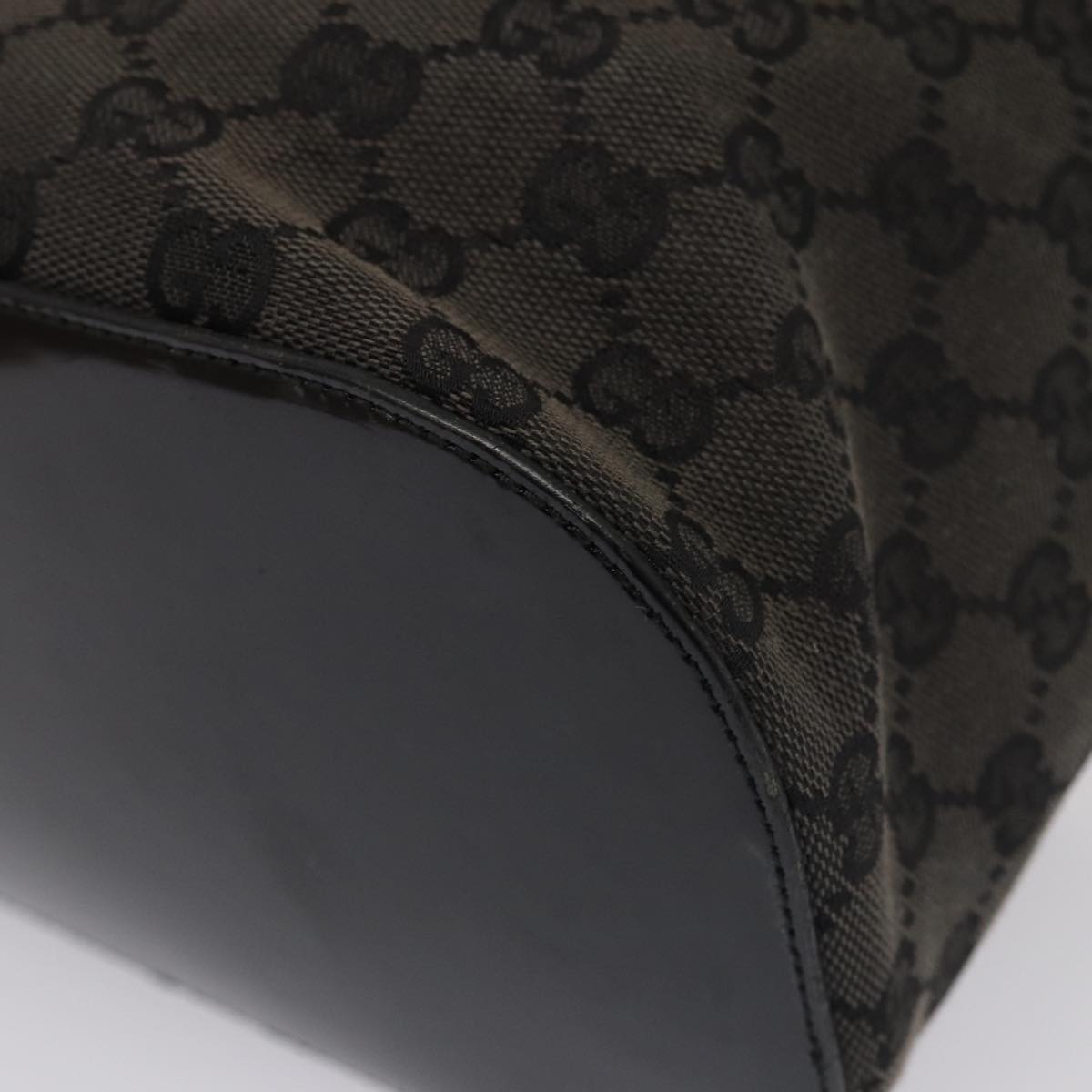 GUCCI GG Canvas Hand Bag Black 001 3738 hk1441