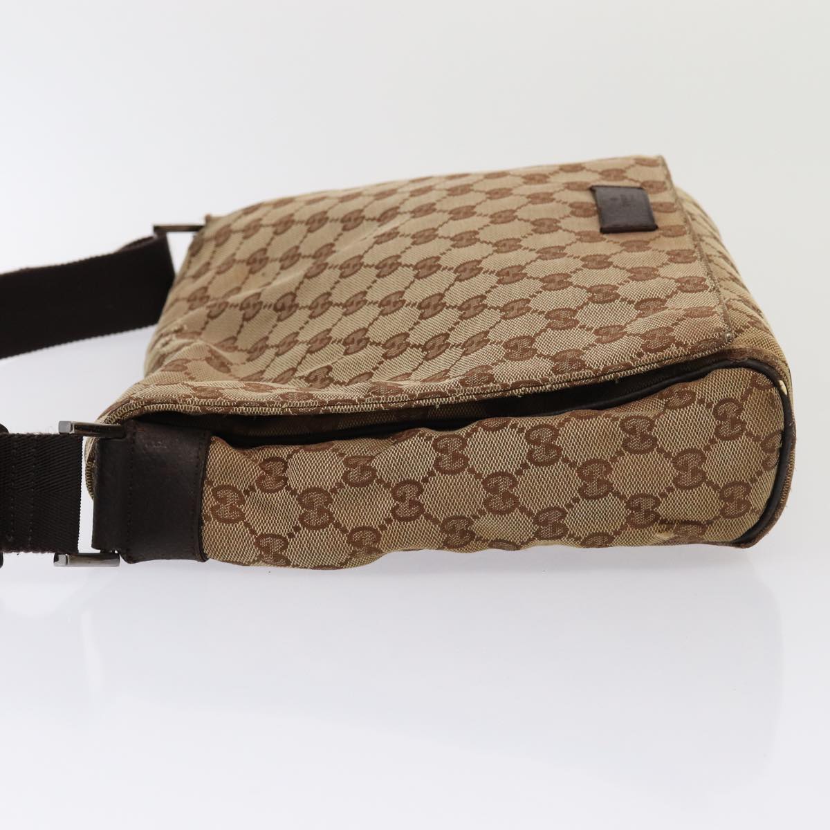 GUCCI GG Canvas Shoulder Bag Beige 146236 hk1458