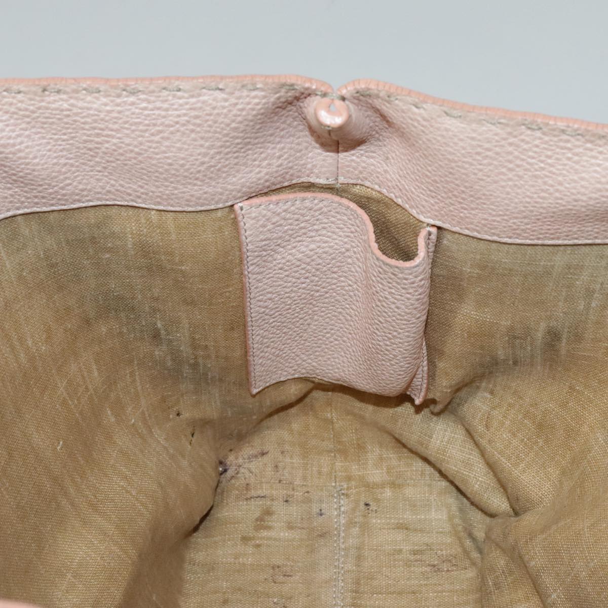 FENDI Celeria Tote Bag Leather Pink 8BH126 hk1664