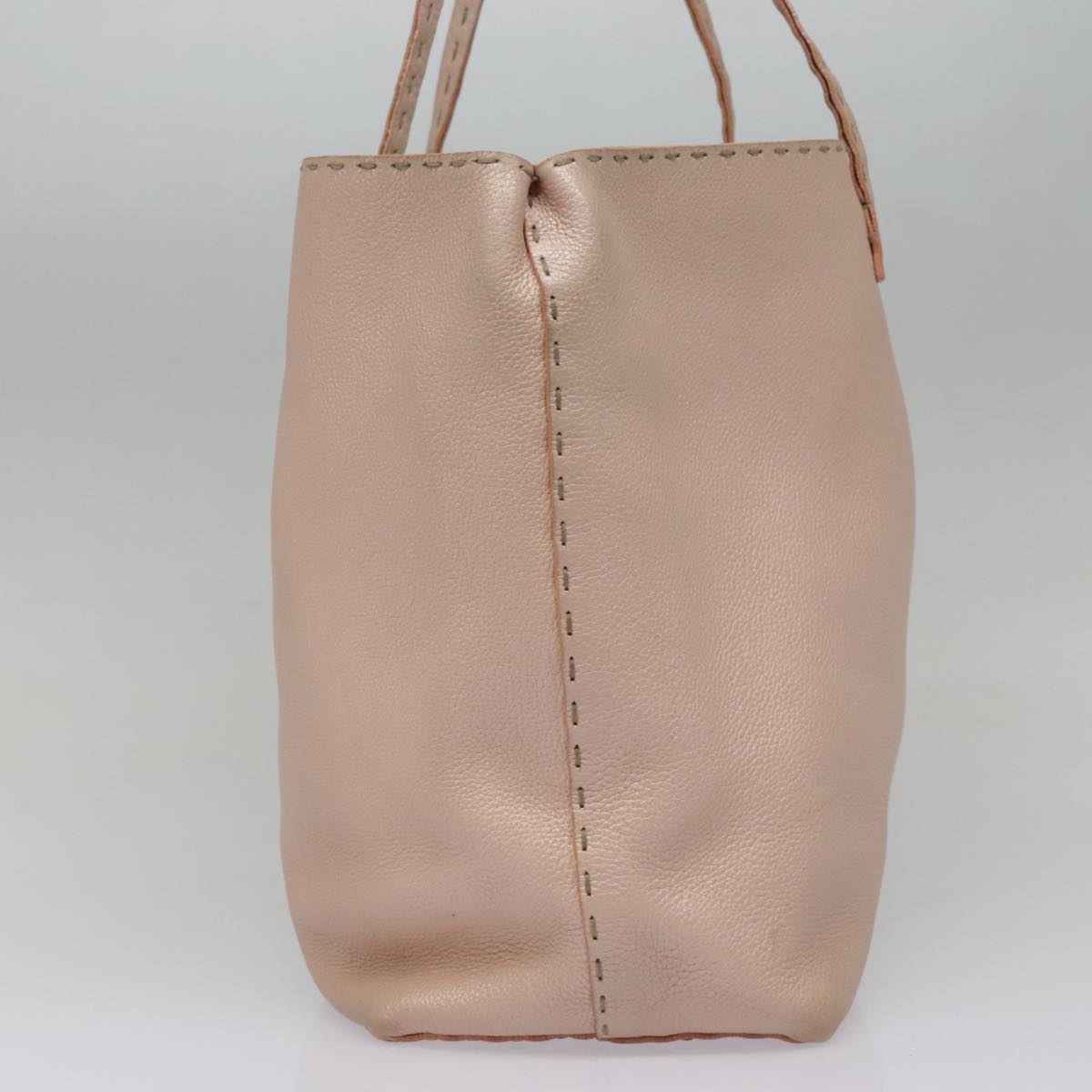 FENDI Celeria Tote Bag Leather Pink 8BH126 hk1664
