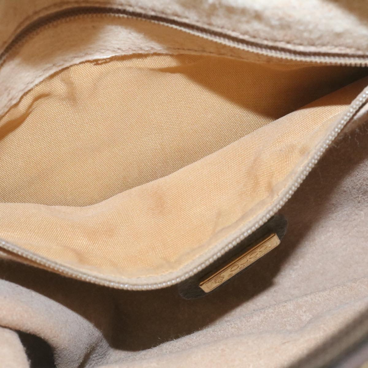 GUCCI GG Canvas Hand Bag Beige hk233