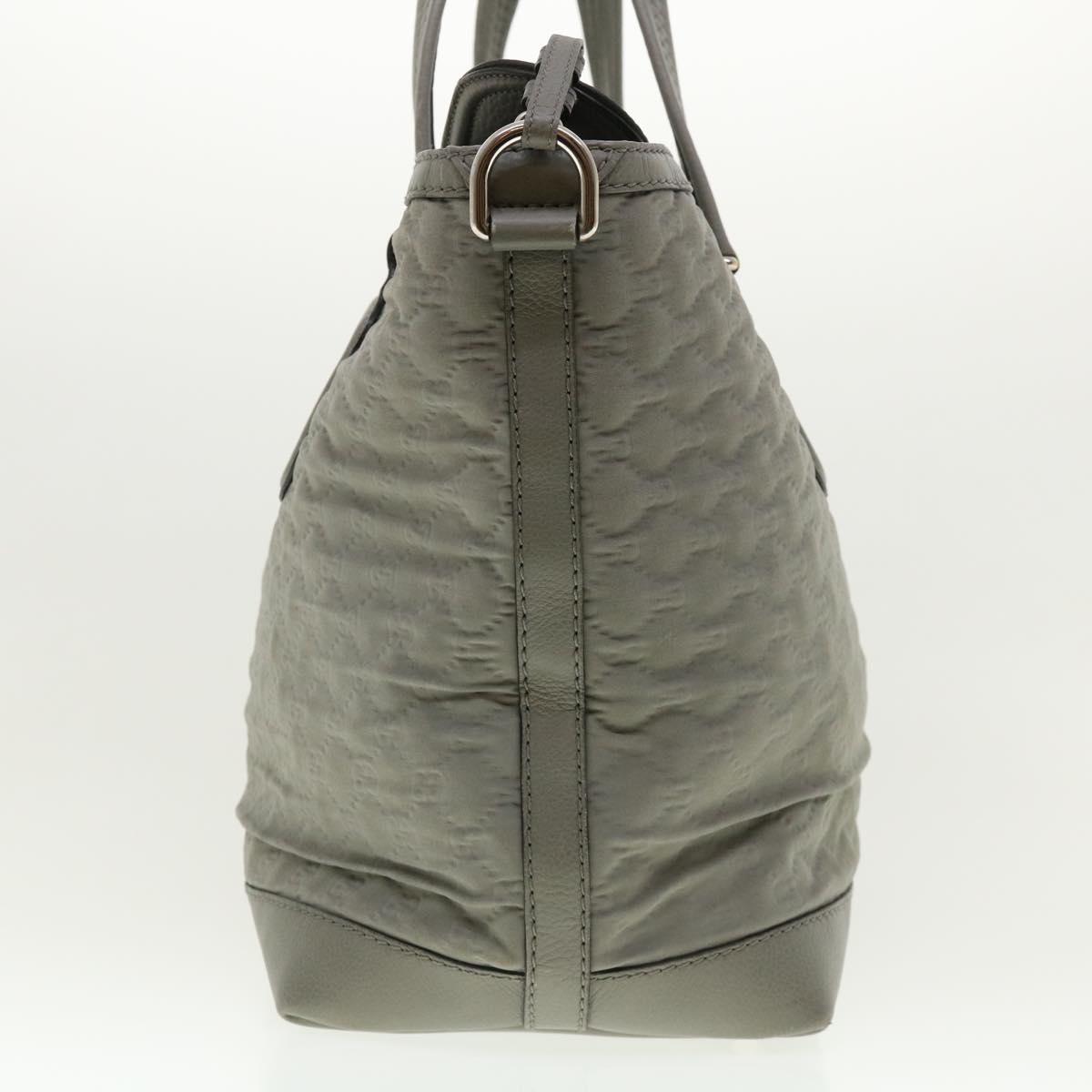 GUCCI GG Canvas Shoulder Bag Gray 241102 hk673