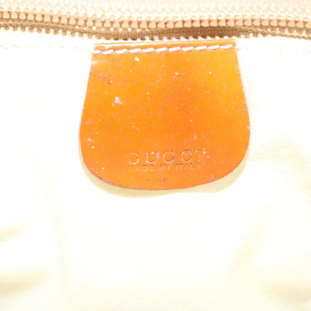 GUCCI Shoulder Bag Enamel Suede Orange 000 1013 0555 im424