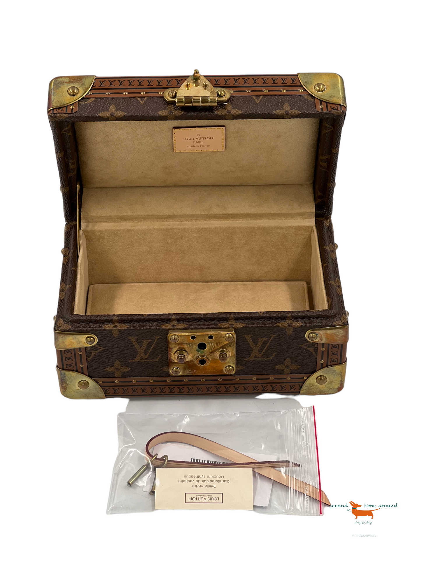 Louis Vuitton Coffret TrÃ©sor 20 Monogram Canvas Brown