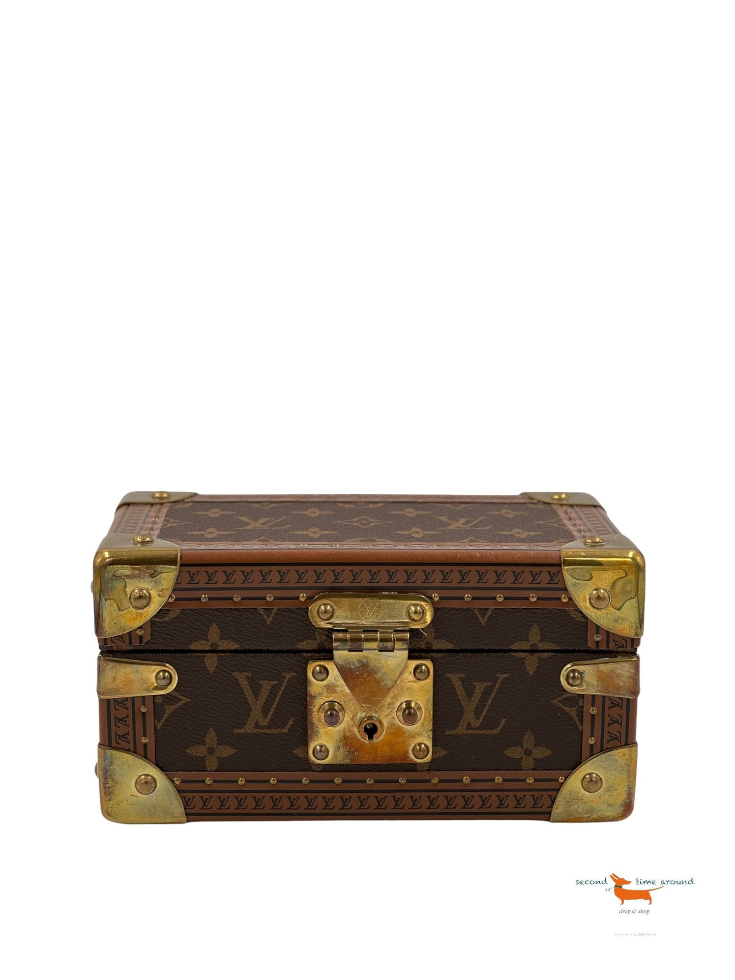 Louis Vuitton Coffret TrÃ©sor 20 Monogram Canvas Brown