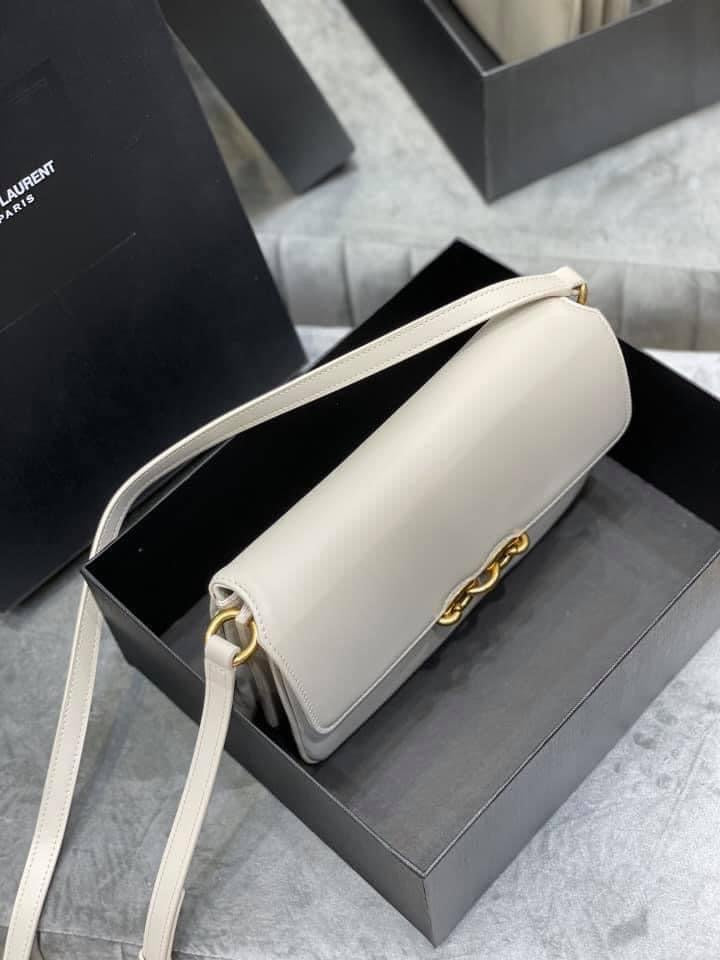 YSL Le Maillon Satchel Leather Bag