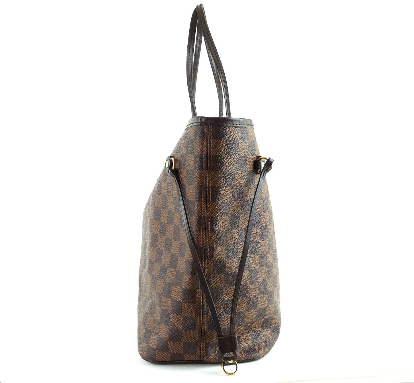 Louis Vuitto Neverfull MM Damier EbÃ¨ne Canvas Tote Bag