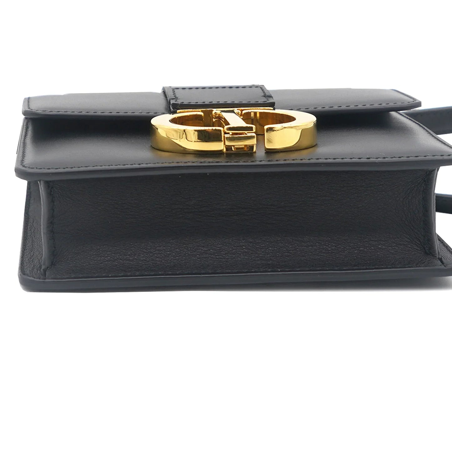 CHRISTIAN DIOR Micro 30 Montaigne Bag Box Calfskin Black