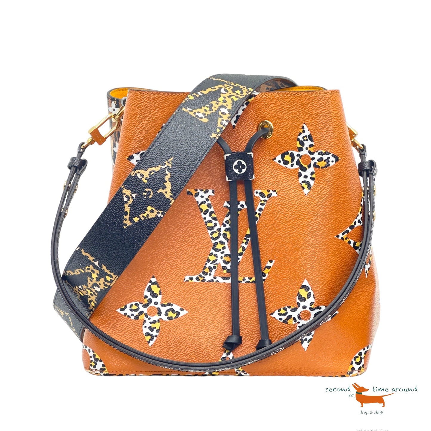 Louis Vuitton Monogram Giant Jungle NÃ©oNoÃ© Caramel Bag