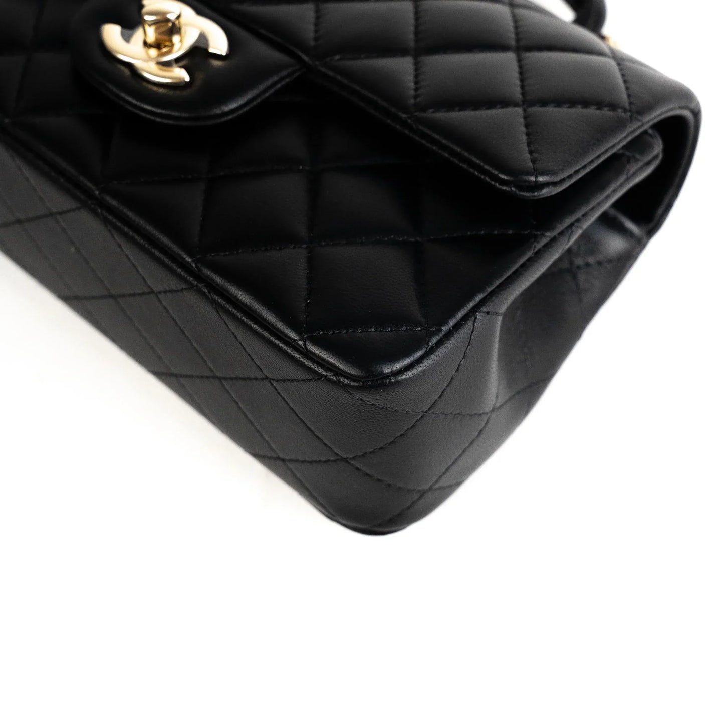 CHANEL Mini with Top Handle Black