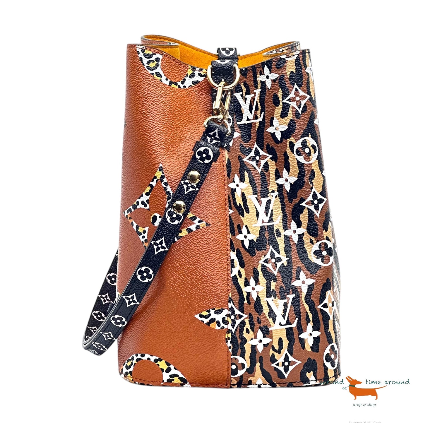Louis Vuitton Monogram Giant Jungle NÃ©oNoÃ© Caramel Bag
