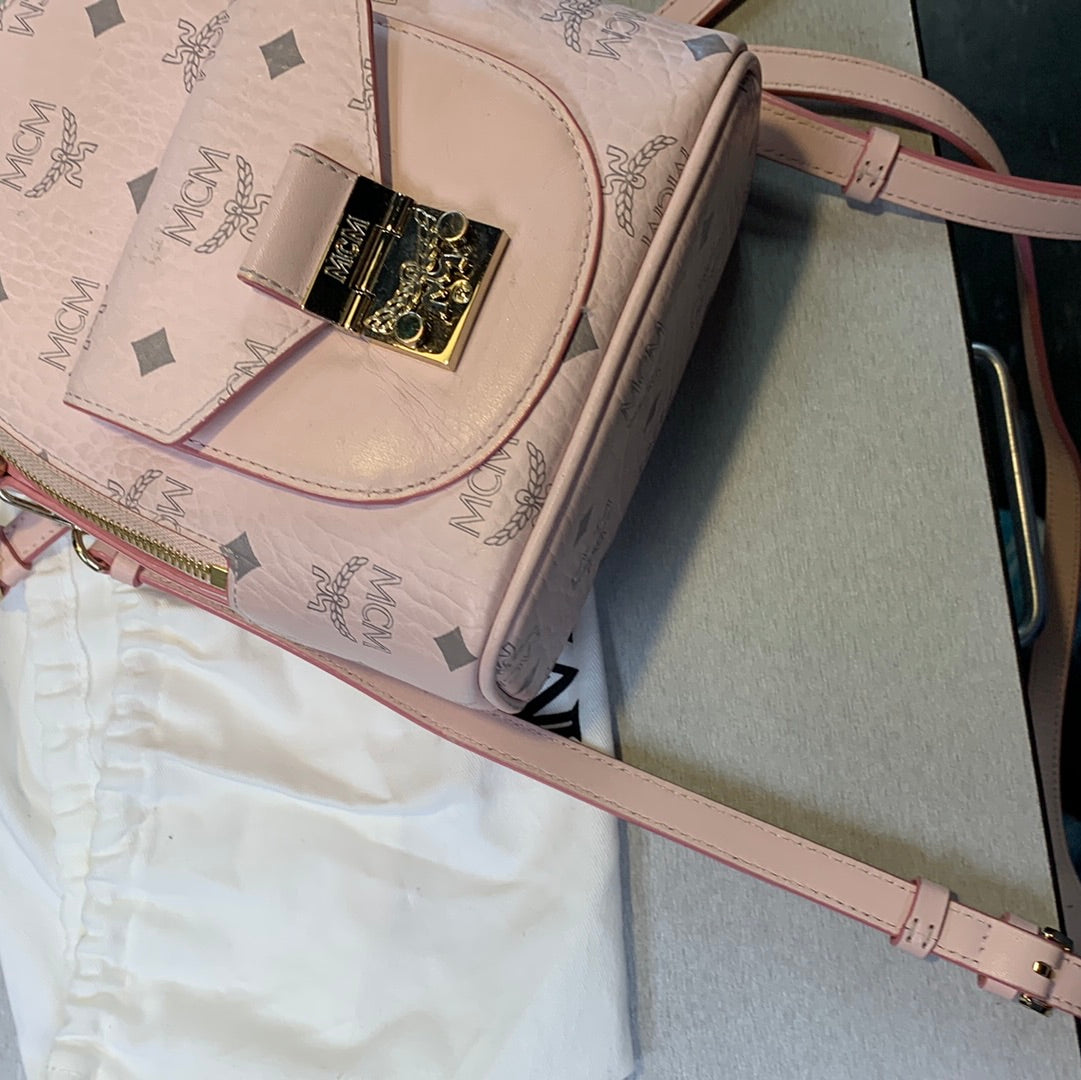 MCM Patricia Visetos Mini Backpack