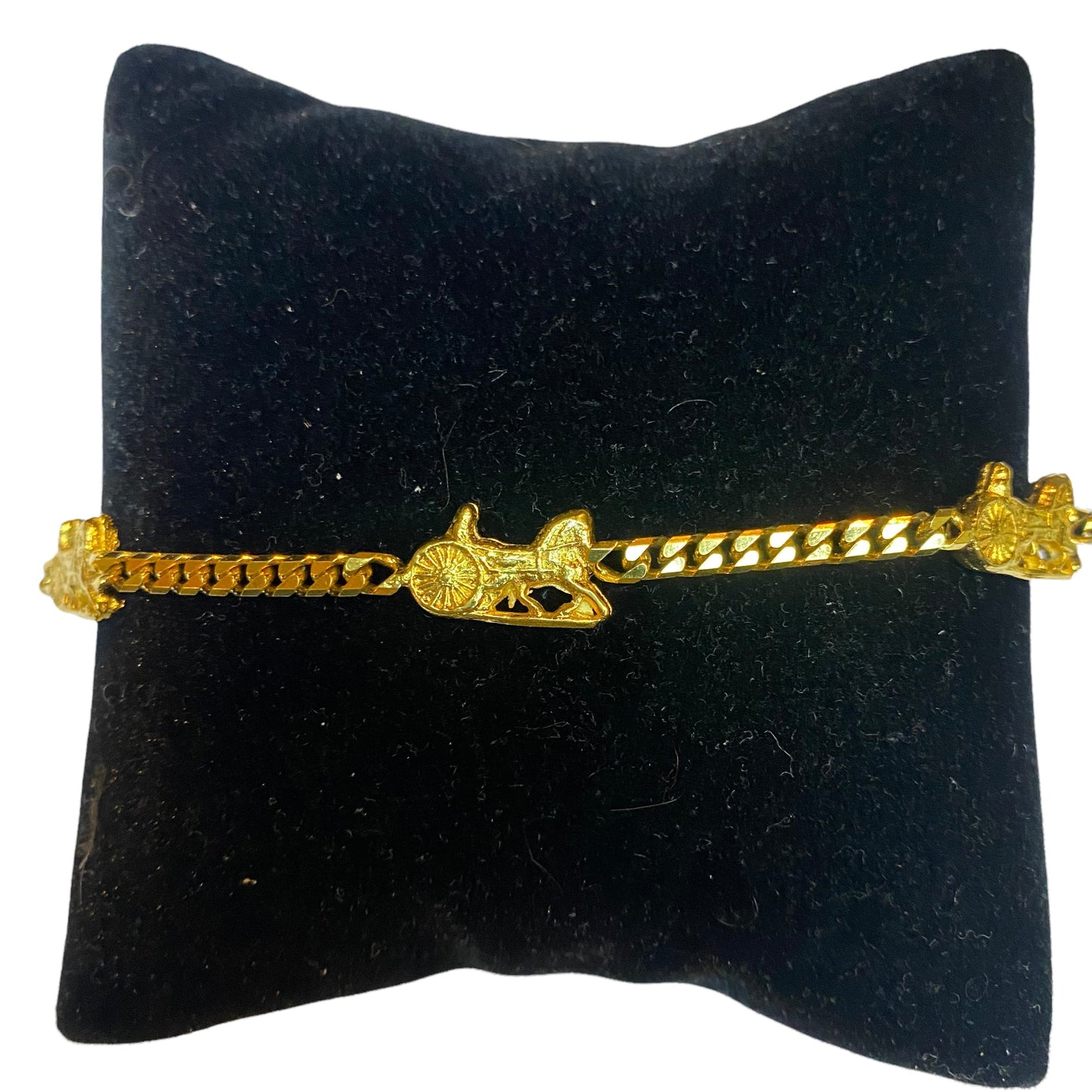 Celine vintage chain bracelet signature - 1990s