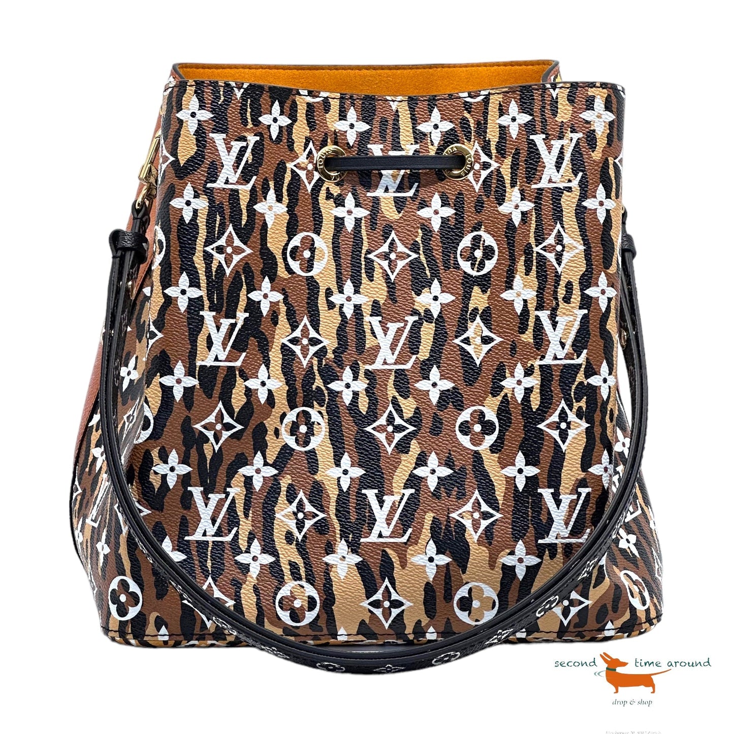 Louis Vuitton Monogram Giant Jungle NÃ©oNoÃ© Caramel Bag