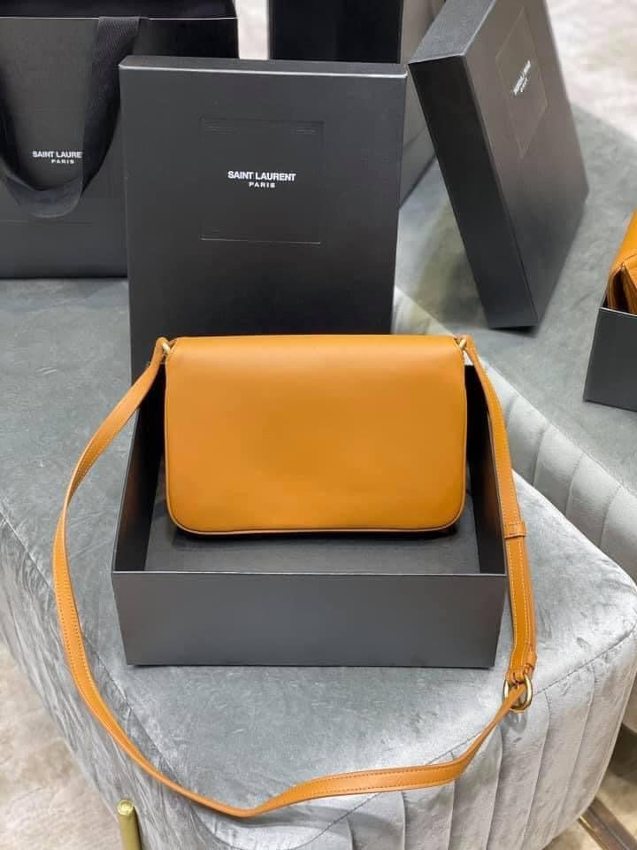 YSL Le Maillon Satchel Leather Bag