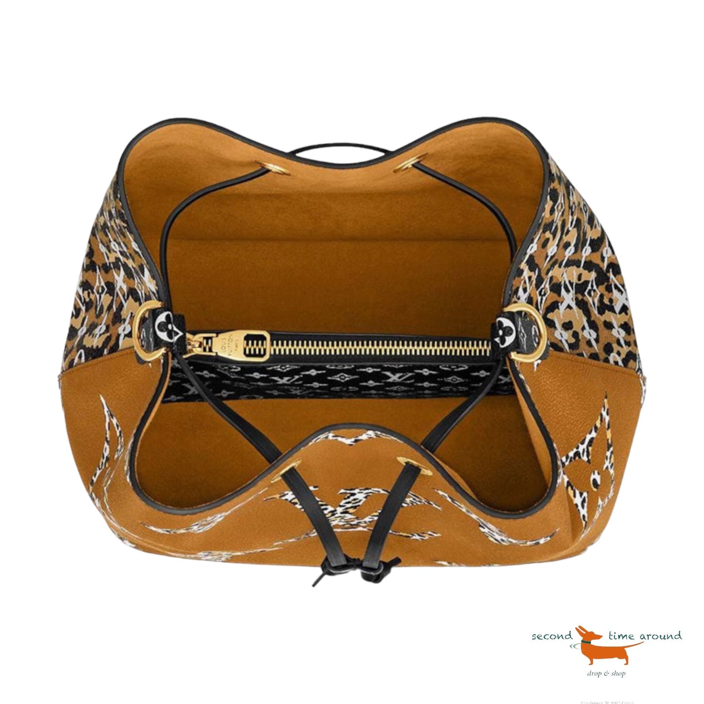 Louis Vuitton Monogram Giant Jungle NÃ©oNoÃ© Caramel Bag