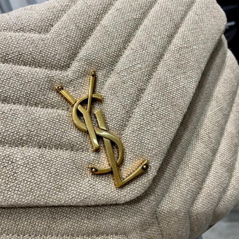 YSL College Medium Quilted Leather Bag