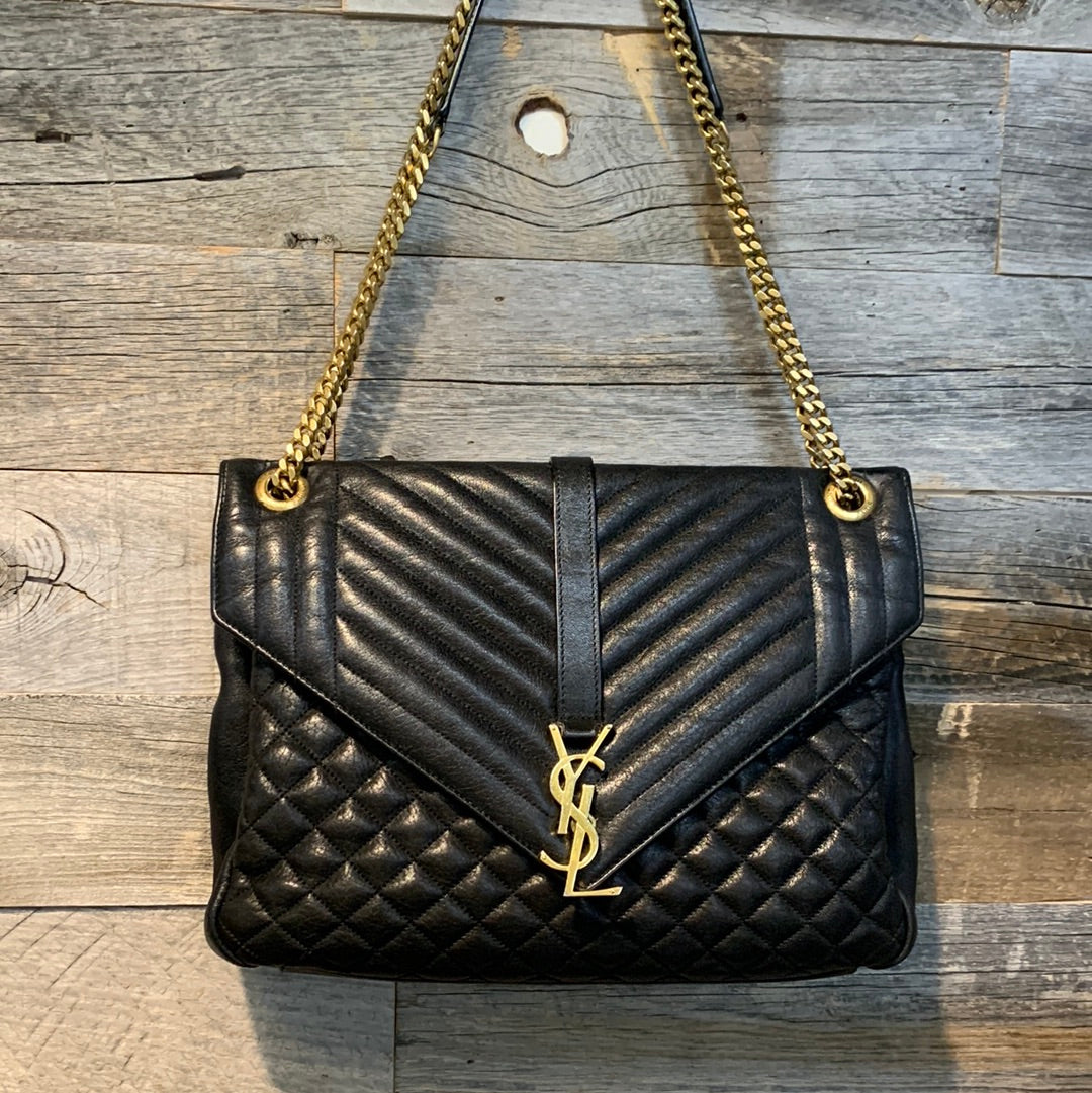 Saint Laurent Envelope Medium Chain Bag