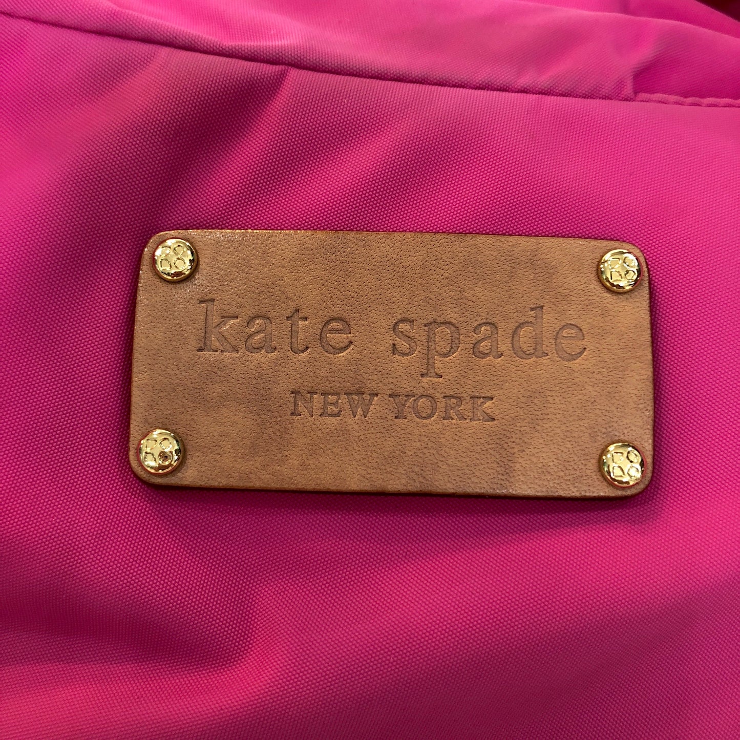 KATE SPADE Hot Pink Nylon Shoulder Bag