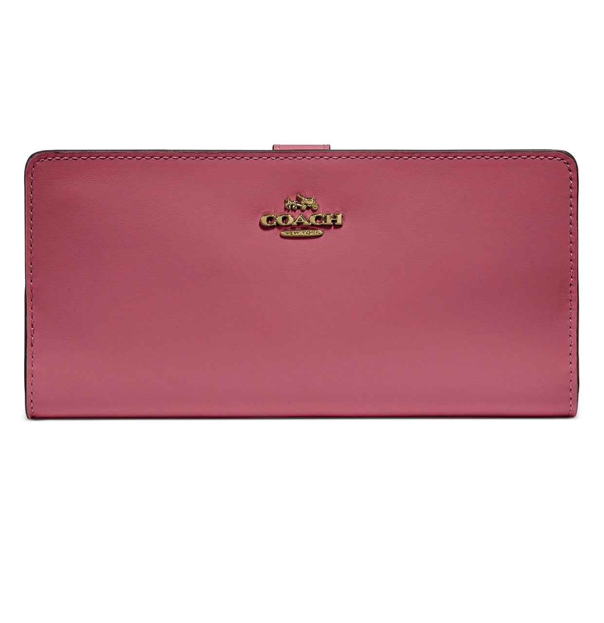 COACH Slim Snap Wallet Wine NWT