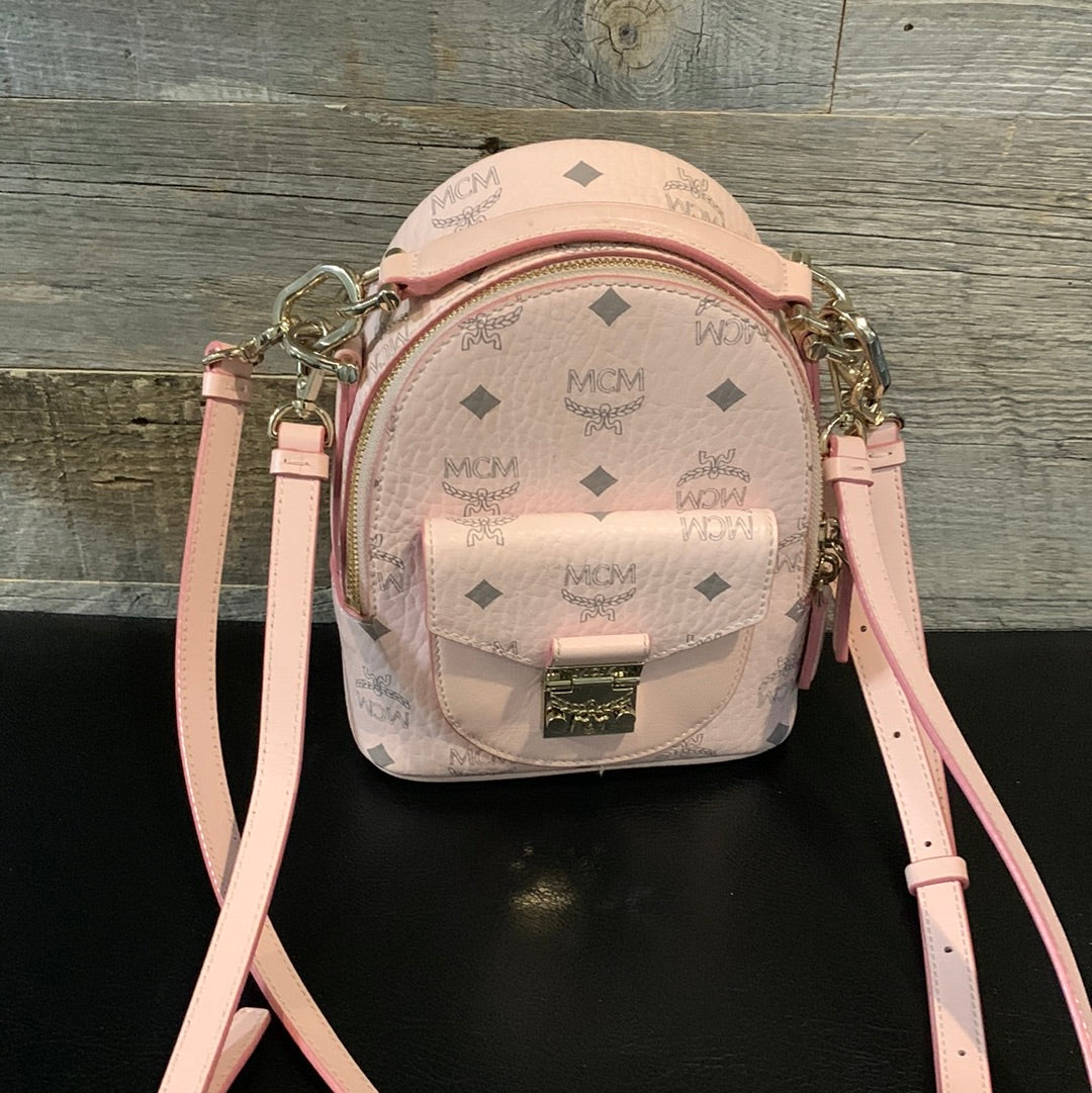 MCM Patricia Visetos Mini Backpack