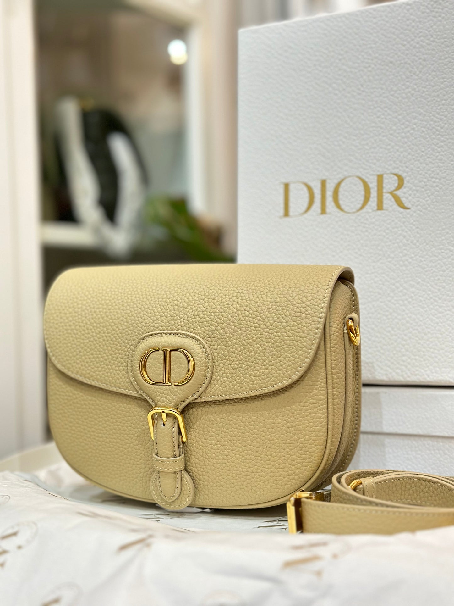 DIOR BOBBY GRAINED CALFSKIN
