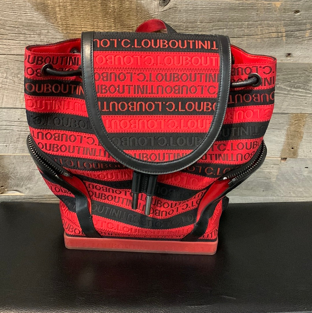 Christian Louboutin Explorafunk Logo Backpack