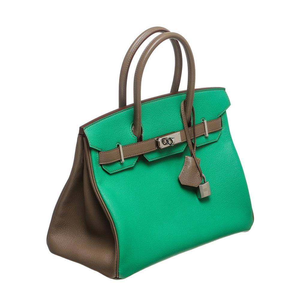HermÃƒÆ’Ã‚Â¨s Birkin Bag 30 Bi-Color Chevre PHW