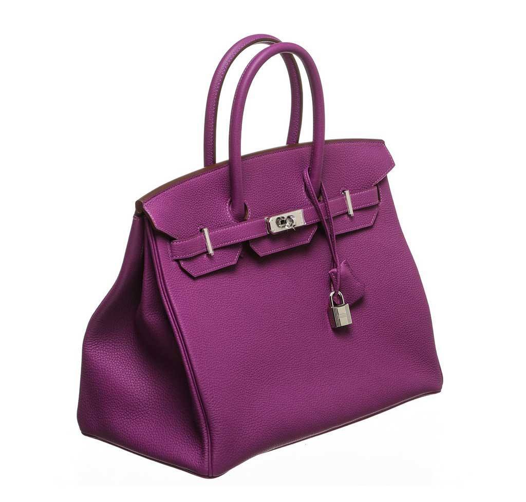 HermÃƒÆ’Ã‚Â¨s Birkin 35 Anemone Bag PHW