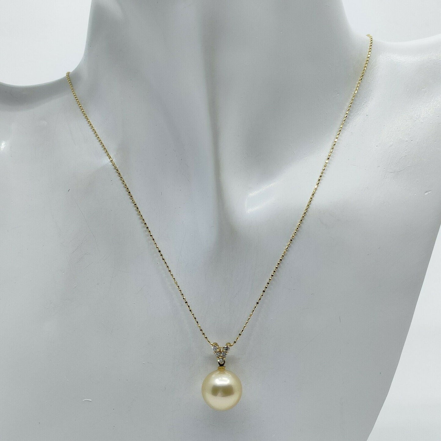 Jewelry Necklace Pearl 18k Yellow Gold
