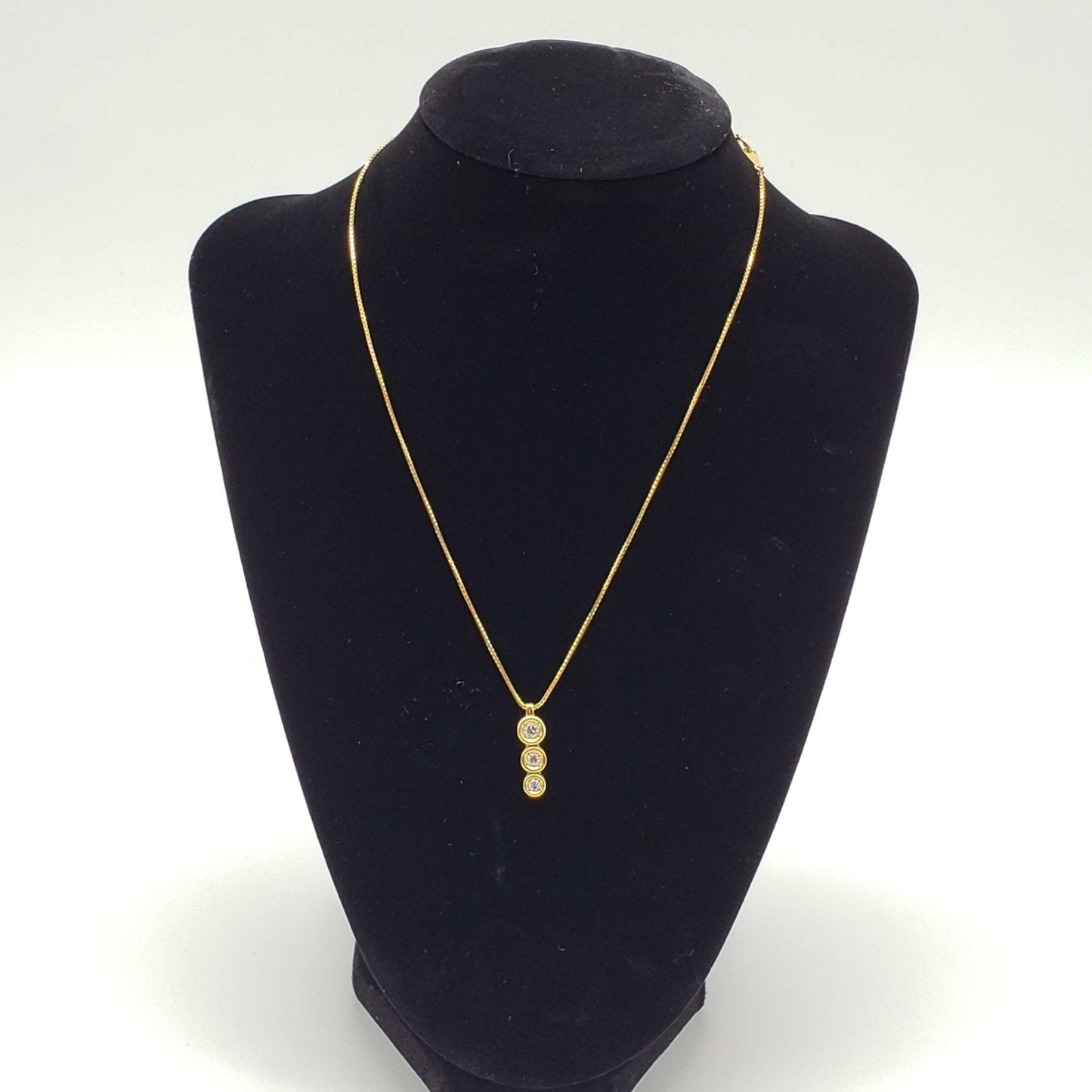 Jewelry Pendant Necklace Diamond 0.5ct Yellow Gold