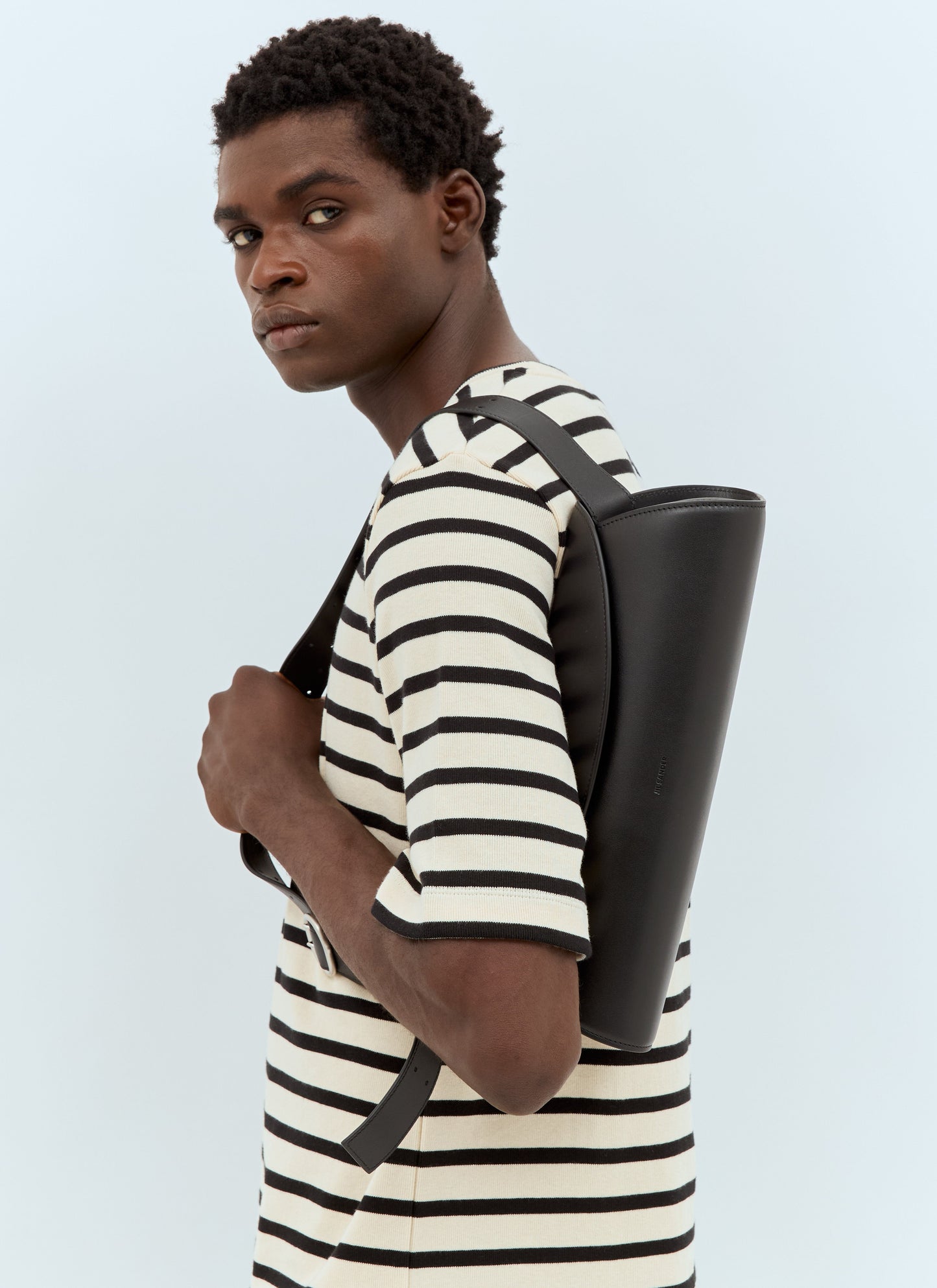 Jil Sander Men Large Cannolo Shoulder Bag