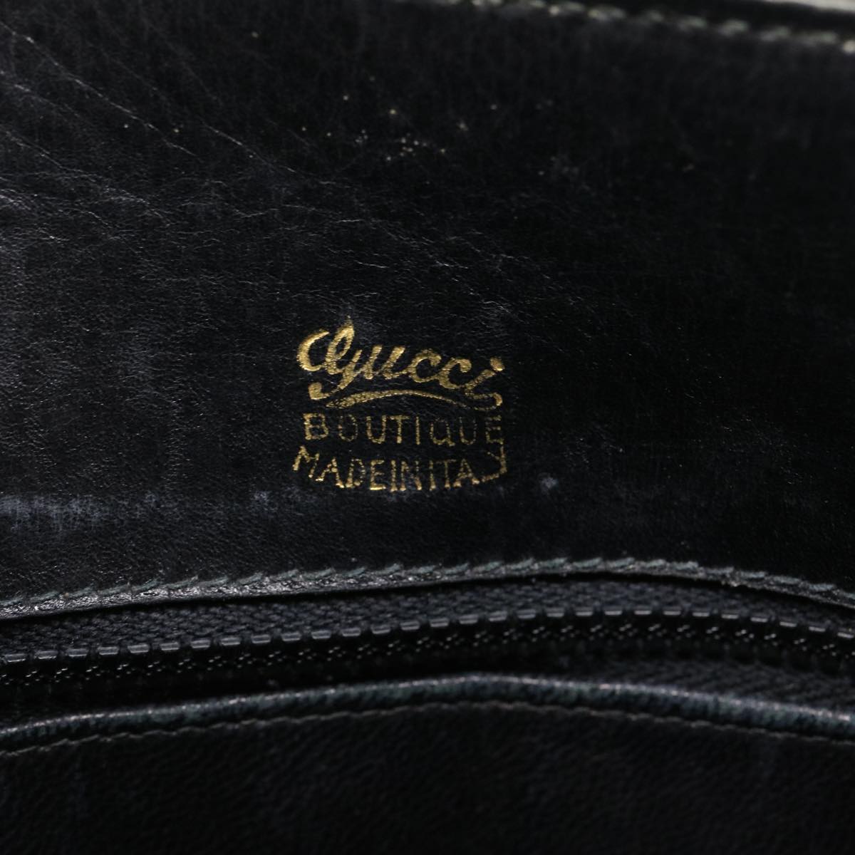 GUCCI GG Canvas Web Sherry Line Shoulder Bag Black Red Green jk1453