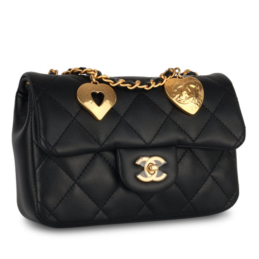 Chanel Mini Flap Bag - Heart Chain