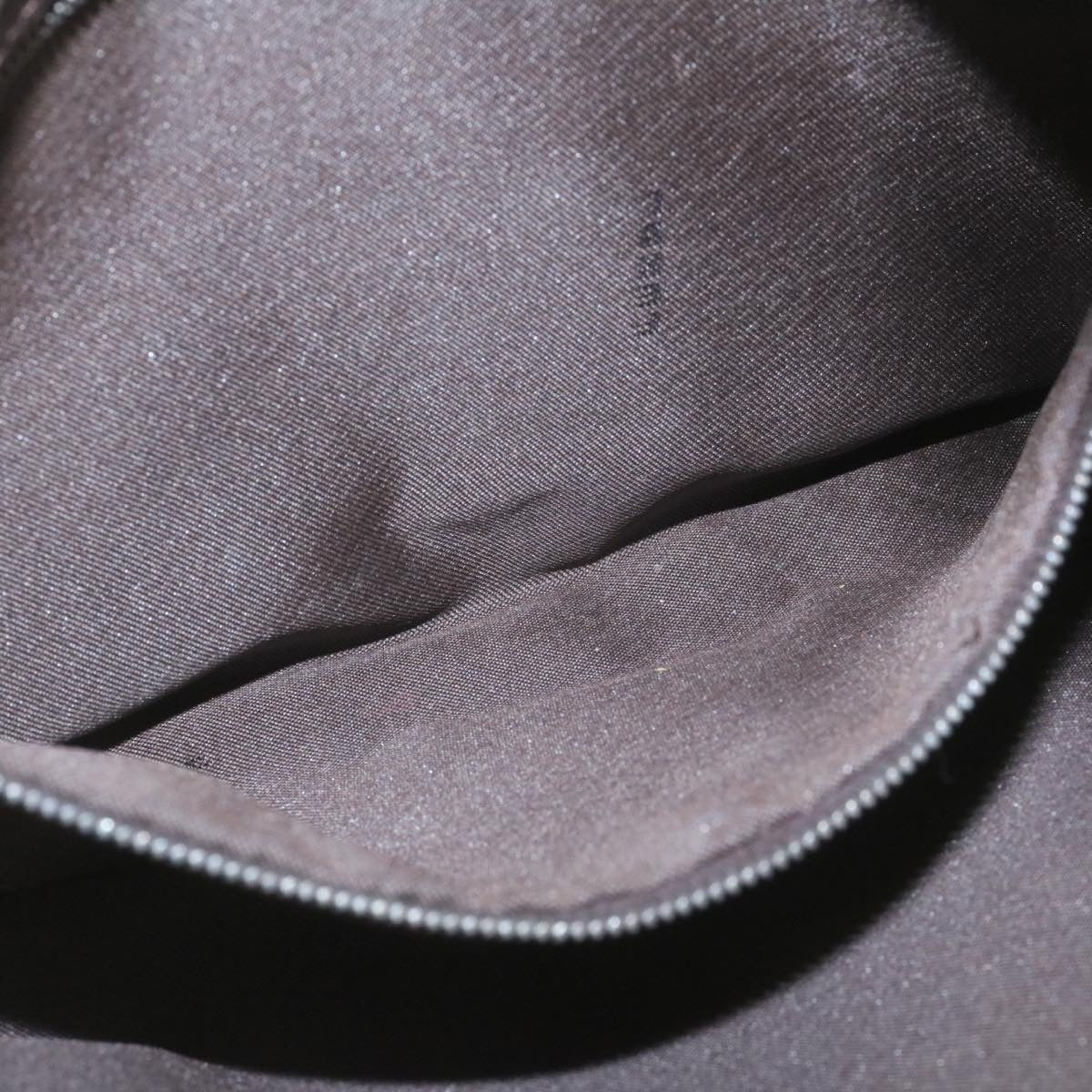 FENDI Zucca Canvas Mamma Baguette Shoulder Bag Brown Black ki1362