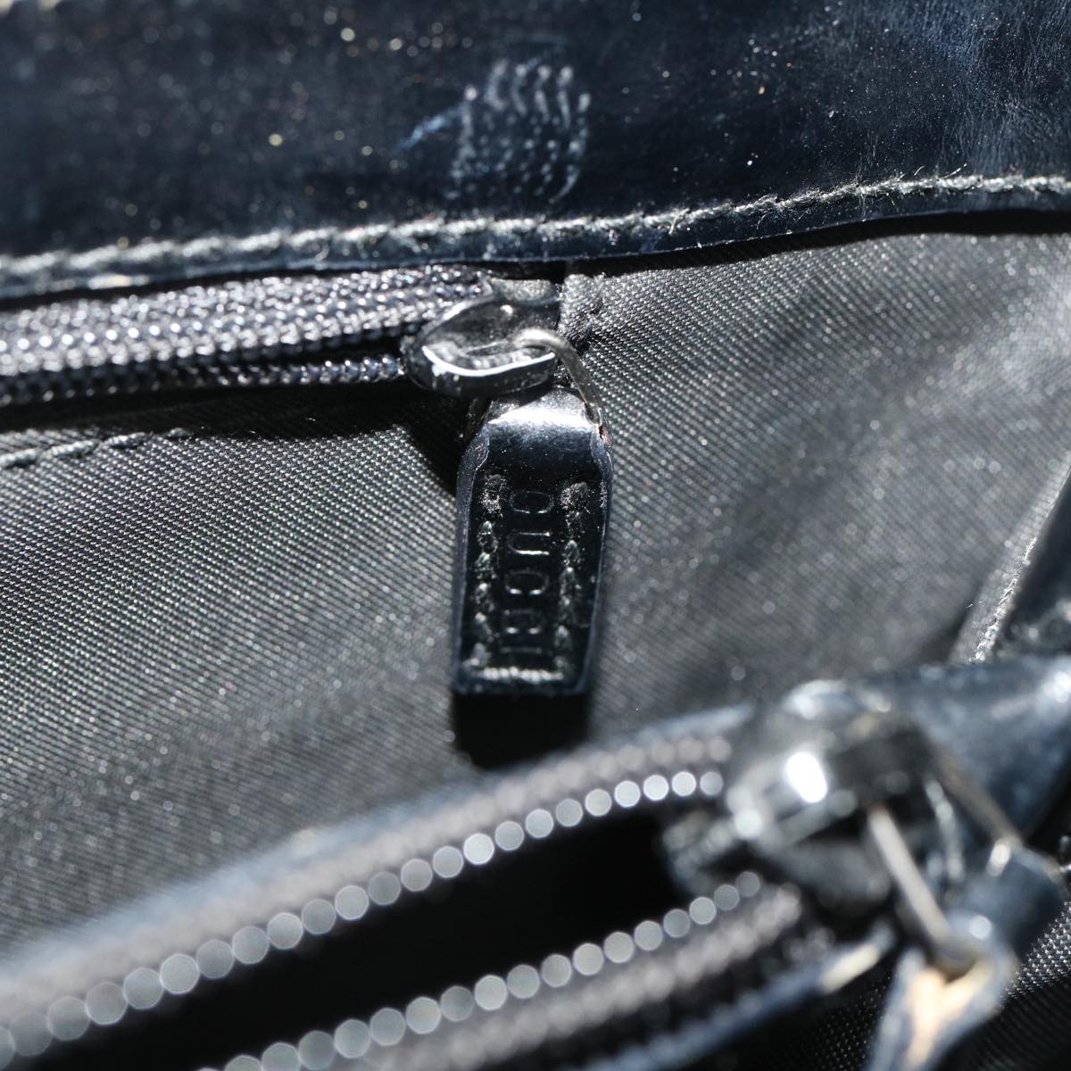 GUCCI GG Canvas Tote Bag Nylon Black ki1925