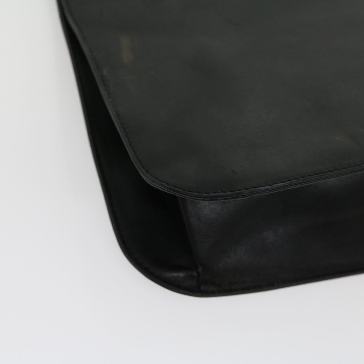 GUCCI Shoulder Bag Leather Black ki2071