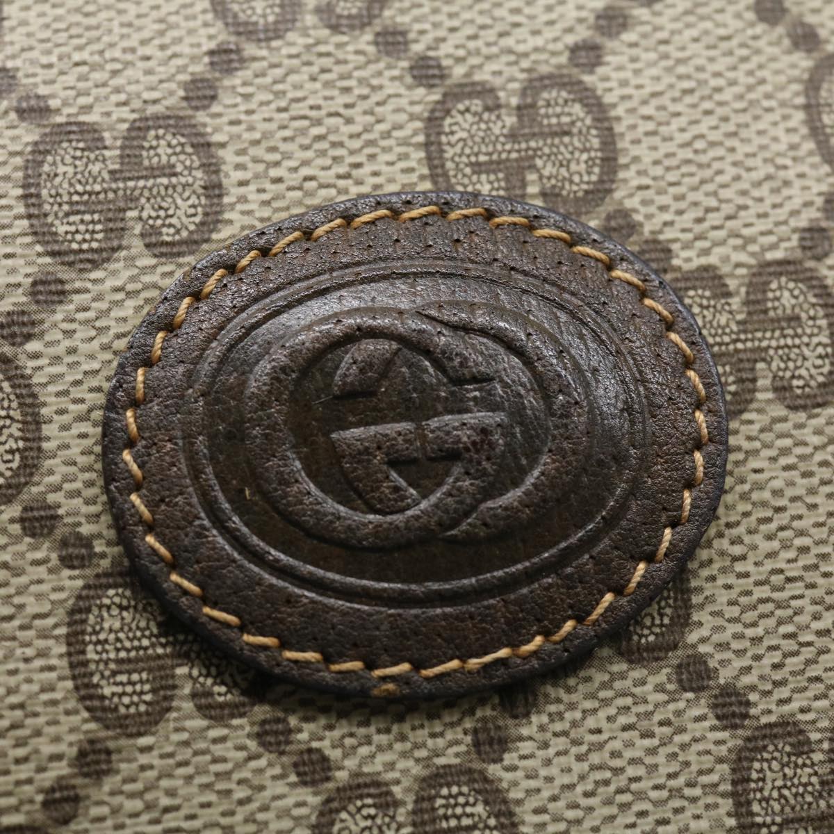 GUCCI GG Canvas Hand Bag 2way Beige 002.122.0033 ki2104