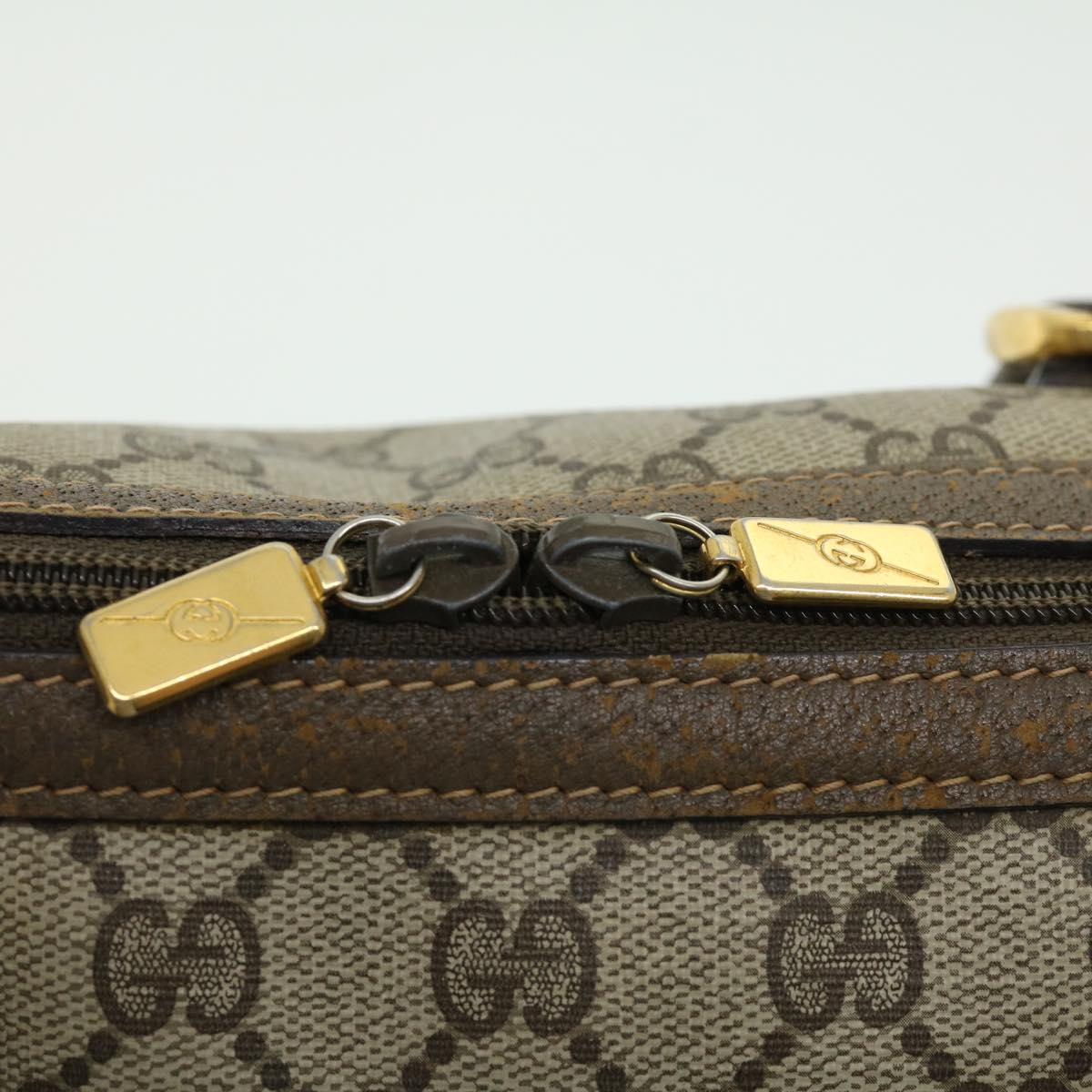 GUCCI GG Canvas Hand Bag 2way Beige 002.122.0033 ki2104