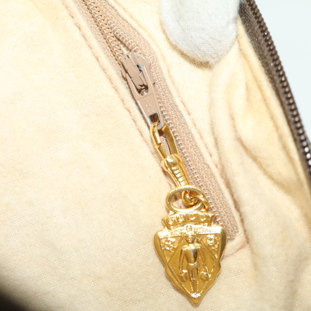 GUCCI GG Canvas Hand Bag 2way Beige 002.122.0033 ki2104