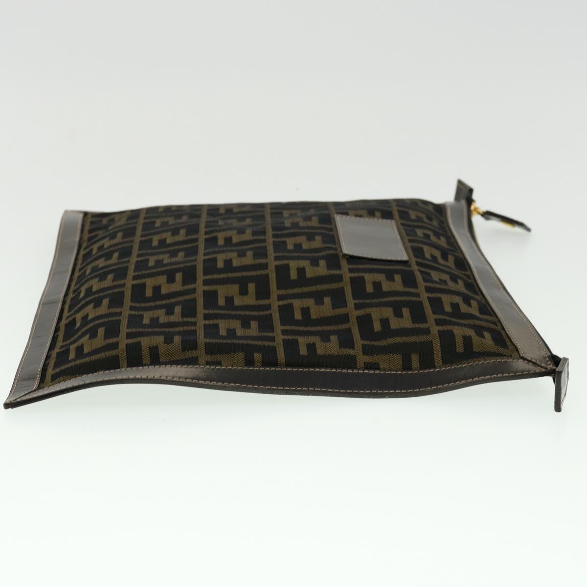 FENDI Zucca Canvas Pouch Brown ki2108