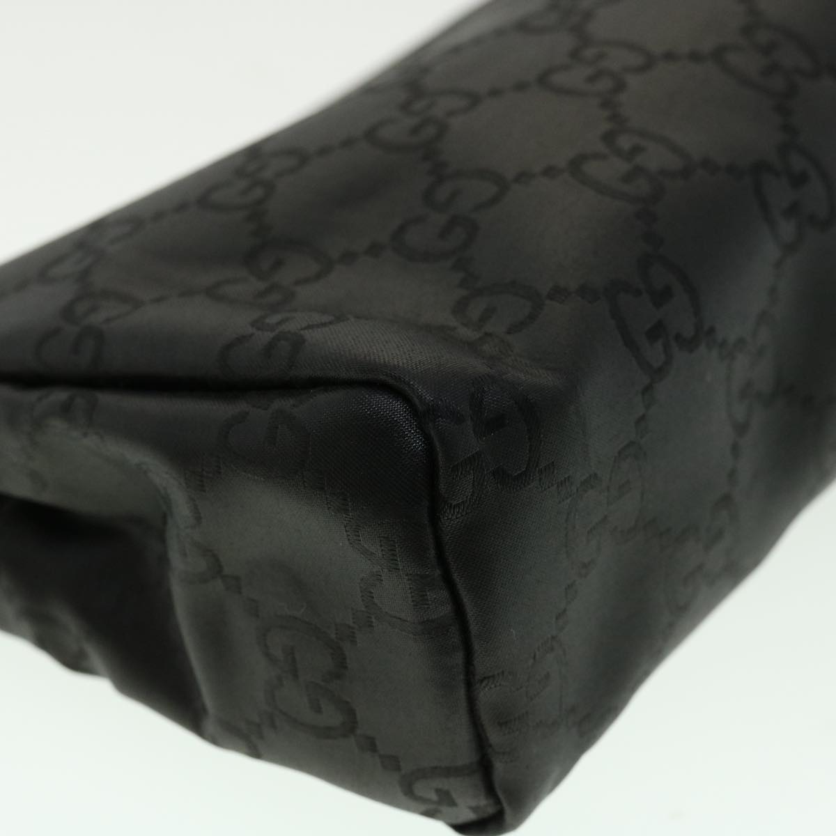 GUCCI GG Canvas Clutch Bag Black ki2143