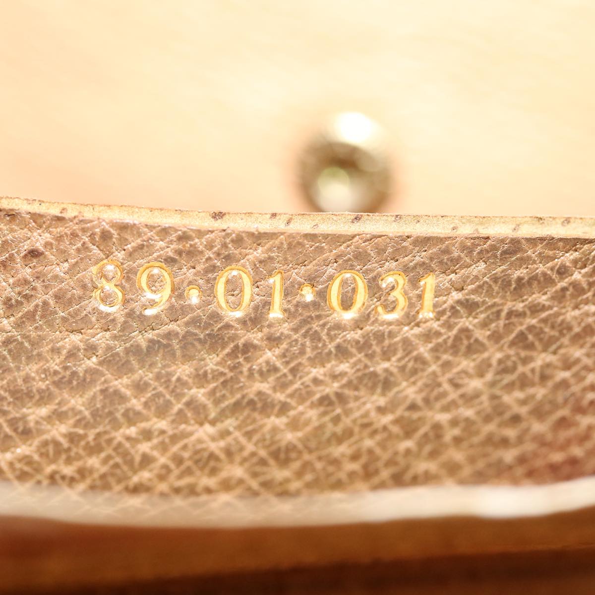 GUCCI GG Canvas Clutch Bag Beige ki2173